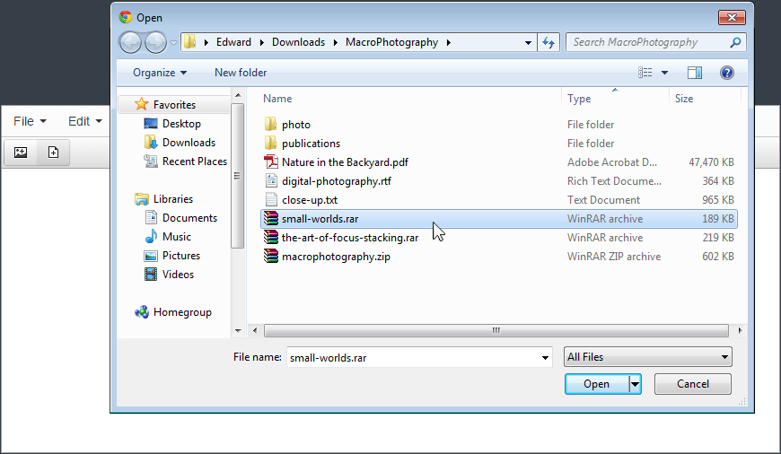 Fast File Uploader screenshot